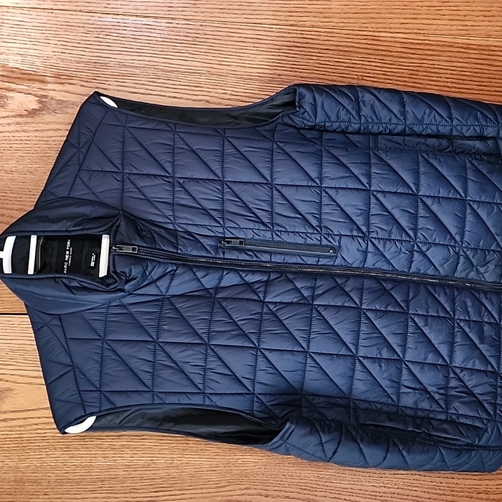 Marc New York Navy Blue quilted vest, Size XXL